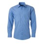 Men's Shirt Longsleeve Poplin - aqua - S