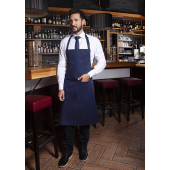 BLS 5 Bib Apron Basic with Buckle and Pocket - navy - Stck