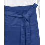BERLIN Long Bistro Apron with Vent and Pocket - White - One Size