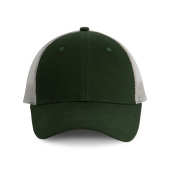 Pet Trucker - 6 panelen Forest Green / Light Grey One Size