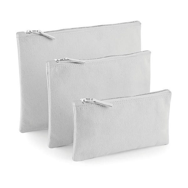 Canvas Accessory Pouch - Light Grey