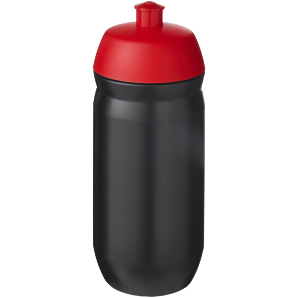 HydroFlex™ 500 ml squeezy sport bottle - Red/Solid black
