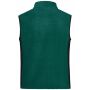 Men's Workwear Fleece Vest - STRONG - - dark-green/black - S