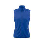 Printer Sideflip lady fleece vest Blue S
