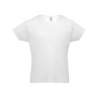 THC LUANDA WH. Men's tubular cotton T-shirt. White