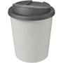 Americano® Espresso Eco 250 ml recycled tumbler with spill-proof lid - White/Grey