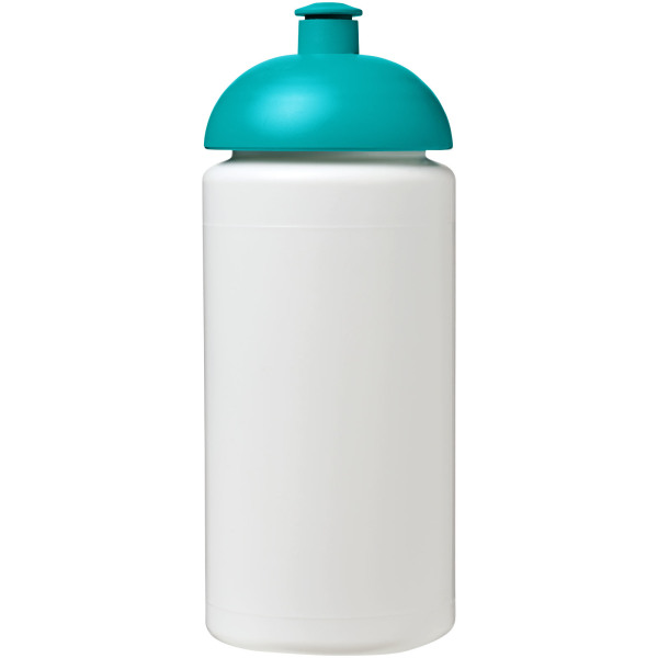 Baseline® Plus grip 500 ml dome lid sport bottle - White/Aqua