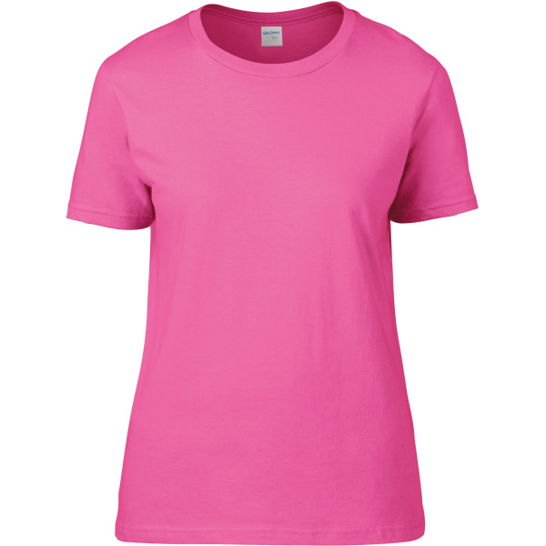 Premium Cotton® Ring Spun Semi-fitted Ladies' T-shirt Azalea S