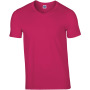 Premium Cotton Adult V-neck T-shirt Heliconia XXL