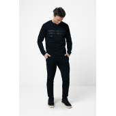 Iqoniq Zion gerecycled katoen sweater, zwart (XL)