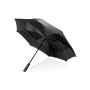 Swiss Peak 23" auto open reversible paraplu, zwart