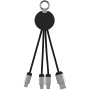 SCX.design C16 ring light-up cable - Blue/Solid black