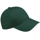 Ultimate 5 Panel Cap - Bottle Green - One Size