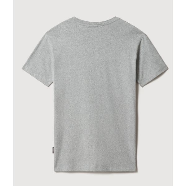 T-shirt korte mouwen S-Box Medium grey melange M