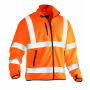 Jobman 5101 Hi-vis light softshell jacket oranje 3xl