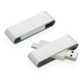 Pivot USB met type C, grijs Pivot USB met type C, grijs