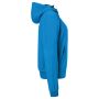 Ladies' Hooded Softshell Jacket - blue/black - XS