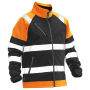 Jobman 5125 Softshell jacket Hi-Vis zwart/oranje 3xl