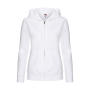 Premium Hooded Sweat Jacket Lady-Fit - White - 2XL (18)