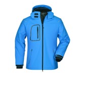 Men’s Winter Softshell Jacket - aqua - 3XL