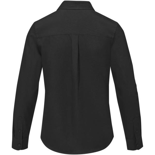 Pollux long sleeve women's shirt - Solid black - XS