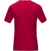 Azurite dames T-shirt met korte mouwen GOTS biologisch textiel - Rood - XS