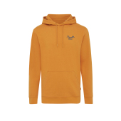 Iqoniq Jasper gerecycled katoen hoodie, sundial oranje (XXL)