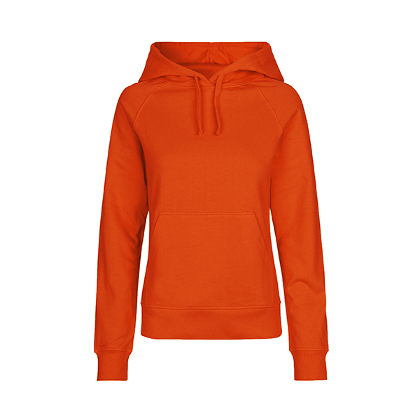 Neutral ladies hoodie-Orange-XS
