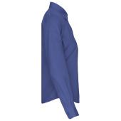 Dames poplin blouse lange mouwen Cobalt Blue 3XL
