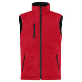 Clique Padded softshell bw rood 4xl