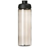 H2O Active® Vibe 850 ml drikkeflaske med fliplåg - Koksgrå/Ensfarvet sort
