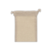 Gift pouch OEKO-TEX® cotton 140g/m² 10x14cm - Ecru