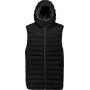 Bodywarmer met capuchon volwassene Black XS