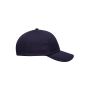 MB6223 6 Panel Heavy Brushed Cap - navy - one size