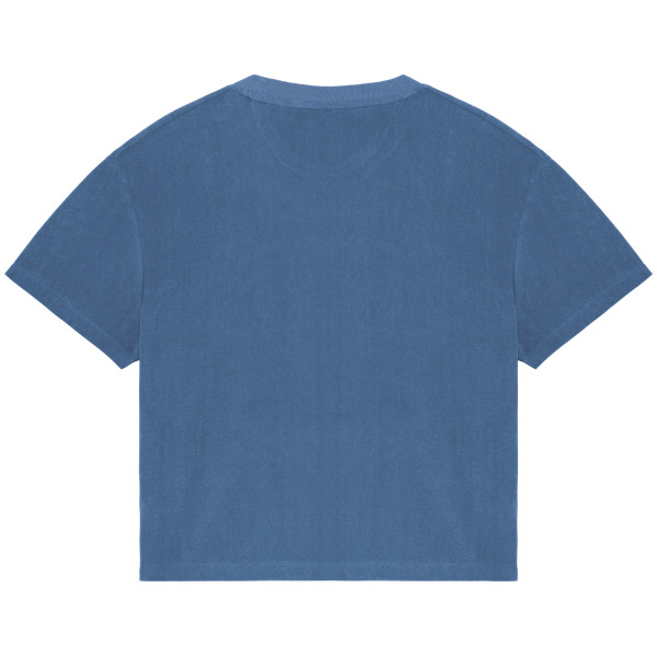 Dames T-shirt Terry Towel Riviera Blue XS