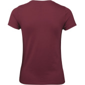 #E150 Ladies' T-shirt Burgundy XXL