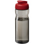 H2O Active® Eco Base 650 ml sportfles met kanteldeksel - Charcoal/Rood