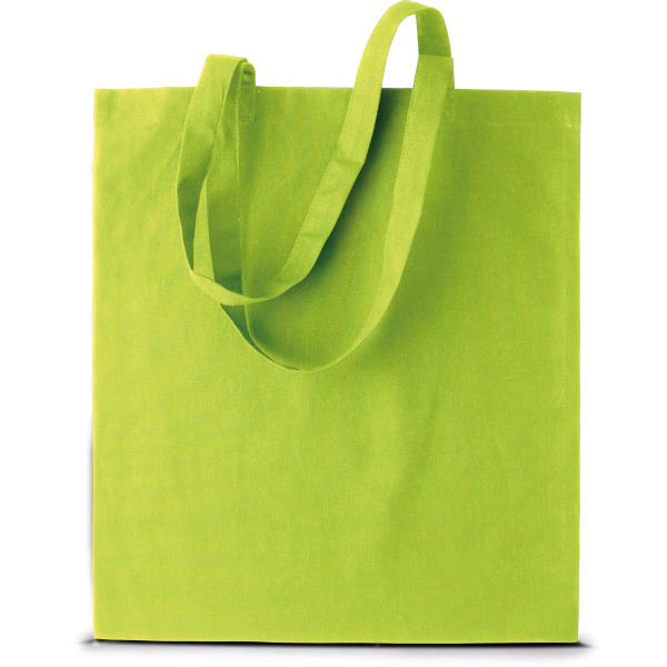 Shopper bag long handles Burnt Lime One Size