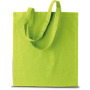 Shopper bag long handles Burnt Lime One Size