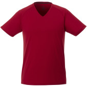 Amery cool fit V-hals heren t-shirt met korte mouwen - Rood - XS