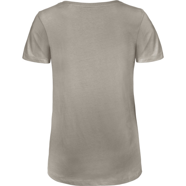 Organic Cotton Inspire V-neck T-shirt / Woman Light Grey M