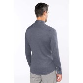 Jacquard overhemd  lange mouwen Jacquard Dark Grey XXL