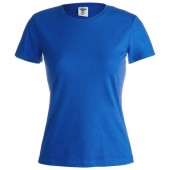 Kleuren Dames T-Shirt "keya" WCS150 - AZUL - XXL
