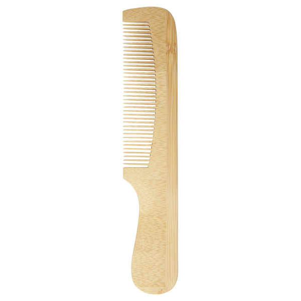 Heby bamboo comb with handle - Natural