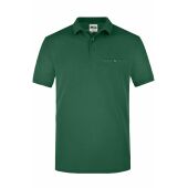 Men´s Workwear Polo Pocket - dark-green - S