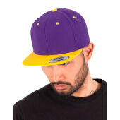 Classic Snapback 2-Tone Cap - Heather/Black - One Size