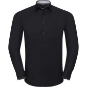 Long sleeve Ultimate Stretch shirt Black / Oxford Grey / Convoy Grey S