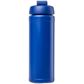 Baseline® Plus 750 ml sportflaska med uppfällbart lock - Blå