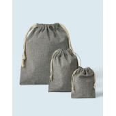 Recycled Cotton/Polyester Stuff Bag - Natural Heather - 2XS (10x14)