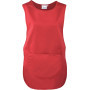 'Colours' Pocket Tabard Red L